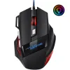 Souris souris de jeu filaire souris d'ordinateur Gamer RGB rétro-éclairé ergonomique Mause 7 boutons USB LED souris optique souris de jeu filaire pour PC portable