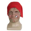Dekoracja imprezowa palenie stary babcia maska ​​halloween kobiety lateksa lateksu pełne maski na głowę realistyczne horror zabawny kostium cosplay