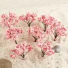 Garden Decorations Props Tree Model Railroad Layout Scene Decoration Railway Kit Accessories Blossom Cherry