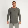 Nouveauté Automne Vêtements d'entraînement physique T-shirt de sport de musculation respirant pour hommes x3JD #