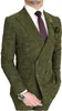 Hommes Fi 2 pièces Costume pour hommes Double boutonnage Tuxedos Groomsmen pour WeddingBlazer + Pantalon T1xk #