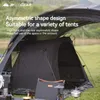 Tendas e abrigos 3F UL Gear Outdoor TC Algodão Respirável Tenda Canguru 1-2 Pessoas Respirável À Prova D 'Água Barraca de Viagem de Acampamento com Tapetes24327