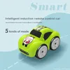 Jouets d'intelligence RC capteur Intelligent télécommande dessin animé Mini voiture électrique musique intelligente éclairage pour garçon enfants jouet cadeau 24327