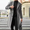 Mannen Plus Size Winterjas Revers Kraag Lg Mouw Gewatteerde Leren Jas Vintage Dikker Jas Lichtgewicht Regenjas voor Mannen m6WC #