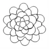 Outil d'arrangement de fleurs en fil de fer pour fleurs décoratives, grille pliable réutilisable noire de 4 pouces