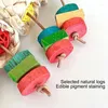 Other Bird Supplies Toys Parrots Natural Wood Parrot Toy Cockatoo Chew Multifunctional Decorative Hangable Conure Accessories