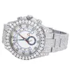 Custom Pass Diamond Tester Марка D Цвет VVS Iced Out Часы с муассанитом и бриллиантами