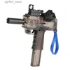 Gun Toys Electric relay water gun childrens powerful water gun toy fully automatic summer beach spray gun240327