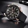 Horloge Mannen Luxe Merk BENYAR Heren Blauwe Horloges Siliconen Band Horloges Heren Chronograaf Horloge Mannelijke Relogio Masculino