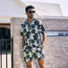 Shorts masculinos Sanya Casual Fancy Beach Conjunto de natação de secagem rápida Exposição impressa top de viagem