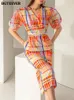 Feestjurken BGTEEVER Vintage Pofmouwen Dames Plaid Bodycon Lente Zomer Elegante V-hals Slanke Zakken Vrouwelijke Kokerjurk