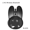 Souris mignon petit lapin Bluetooth 2.4G souris sans fil silencieuse ergonomique DPI jusqu'à 1600 bouton muet petit pour fille Macbook ordinateur portable bureau