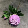 Fiori decorativi piante artificiali di alta qualità a doppia testa con concubina peonia giardino decoro