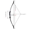 Bow Arrow Recurve Bow for Kids Take-down Bow for Outdoor Shooting Game 1pc Bow and 6pcs Arrows Set for Youth yq240327
