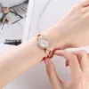 Wristwatches Wrist Watch Dresses For Women 2024 Luxury Designer Ladies' Trend Alloy Quartz Gift Simple Direct