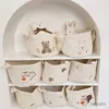 Storage Baskets Storage Baskets BottlesTowels Toys Baby Clothes. Decorative Organizer Bins Tote Bag Handbag with Embroidery for Diapers