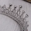 Hårklämmor Barrettes E15E tiaras och kronor för kvinnor med skinkande strass prinsessa elegant tjej brud födelsedagsfest