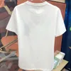 Designer-Luxus-Fen-klassische koreanische Version, minimalistisches, trendiges Kurzarm-T-Shirt für Männer und Frauen mit explosivem Rundhalsausschnitt, Sommerpaar aus reiner Baumwolle