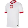 2024 2025 Polen Soccer Jerseys Souvenir Milik Lewandowski Krychowiak 24 25 Home Away Grosicki Piatek Zielinski Zielinski Football Shirt Men Kids Kit 214