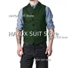 Herren Anzug Weste Slim Fit Einreiher Ärmel Jacke Steampunk Hochzeit Bräutigam Chalecos u8LP #