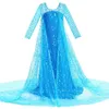 Kids Belle Costume Girl Halloween Princess Cosplay Party Dress Children Rapunzel Anna Elsa Encanto Birthday Clothes 240313