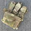 가방 전술 지퍼 패널 배낭 군용 FCPC V5 VEST 플레이트 캐리어 파우치 AirSoft Assault 전투 장비 Multicam Molle Magazine Bag