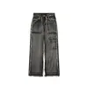 Damesjeans Verzwakte Kwasten Distressed Goth Broek Broeken Vintage Vriendje Esthetische Wijde Pijpen Grunge Denim Voor Dames Heren Streetwear