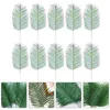 Dekorativa blommor 10 PCS Palm Flower Vase Hawaiian Luau Party Decorations Plastiska konstgjorda blad