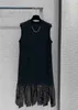 Street Style Dresses Designer Milan Runway O-Neck-jurk voor lente/top J5DK