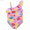 Kavkas été filles maillot de bain 9 M à 6 ans fruits imprimé fleuri maillot de bain chaud enfants une pièce maillot de bain pour bébé pour enfants 24327