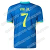 Maillot de football du Brésil 2024 Copa America Cup NEYMAR VINI JR Kit pour enfants Ensembles 2025 Maillot de football de l'équipe nationale du Brésil 24/25 Domicile Femme Plus Taille 4XL RODRYGO