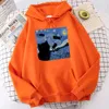 Die Sternenkatze Nacht Druck Hoodies Männer Herbst Oversize Hoodie Fi Fleece Sweatshirts Casual S-Xxl Pullover Tops O7hS #