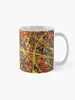 Tasses abstraite Jackson Pollock peinture Art Original tasse à café ensemble tasses en verre pour le thé