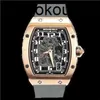 RichasMiers horloge Ys Top Clone Factory Watch Koolstofvezel Automatisch 67-01 Gold Edition Chaining Ultra dunne vezel saffier Schip door FedexJO66WY8SWY8SV5M0SLHB