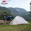 Tält och skydd NatureHike Tältmolnmonterad Mongar Star River 2-person Camping Tent Ultra Light ryggsäck Tält med gratis MAT24327