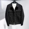 denim Jackets Man with Print Jeans Coat for Men Cargo Plaid Lxury Size L Free Ship Loose Low Price New in Of Fabric Designer n5NC#