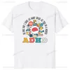 grappige Neurodiversiteit Hersenen Autisme Aen ASD ADHD Mannen Vrouwen T-Shirt Cott Grafische Tee Y2k Top Mooie Geschenken Korte Mouw k3nT #