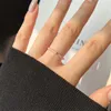 2mm färgglada diamantrosa ringar för kvinnor 925 Sterling Silver Designer Ring Woman 5A Zirconia Luxury Jewelry Casual Daily Outfit Travel Girl Gift Box Storlek 5-9