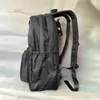 Nylon-Designer-Rucksack, Modemarke, bestickte Rucksäcke, schwarzer Rucksack, große Kapazität, Reisetasche