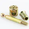 2024 M6 Furniture Hardware Three In One Connector / Bed Four In One Assembly Hammer Nut Screw Eccentric FittingBed Assembly Hammer Nut