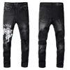 amari jeans fashion amirir jeans для мужонких брендов дизайнер бренд черные джинсы разорванные брюки.