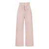 Womens Pants Capris Women Sweatpants Sweat Clothing Casual Wide Leg With Belt Style Commuter Summerwide Loose Fashion Drop Delivery Ap Othfv