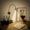 Wall Lamp 360 Degree Rotation LED Gooseneck Sconces Study Reading Mounted Switch