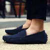 Scarpe casual da uomo Espadrillas Triple Nero Bianco Marrone Vino Rosso Navy Khaki Sneakers da uomo in pelle scamosciata Slip On Scarpe da barca Outdoor Flat Driving Jogging Walking 38-52 B090