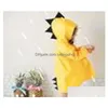 Abbigliamento antipioggia Bambini Impermeabile Dinosauro Cappotto impermeabile per bambini Antivento Ragazzo Ragazze Poncho Studente Regenjas En Giallo 18M8Y5221479 Dro Dhirl