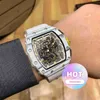 Montre pour hommes montres de créateur mouvement automatique luxe affaires loisirs personnalisé blanc hommes multifonctions