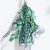 Fleurs décoratives d'eucalyptus pour Arrangement de douche, 27 pièces, Branches de plantes, feuilles artificielles, parfum de maison