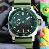 Top Mens Watch Luxury Mechanical Movement Watch 47 mm de calendario súper luminoso reloj zafiro vidrio de acero inoxidable fino Montre de Luxe Reloj casual