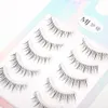 5 Paare koreanischer Stil Falsches Wimpern 3D Transparent STEM Manga Natural Eye Make -up Wimpern Lieferung Großhandel 240318