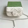 Mini Chain Crossbody Body Handtas Licht Luxe Designer Echt lederen liefde Schouder Telefoon Classic Lingge Macaron -serie Wallet Purse